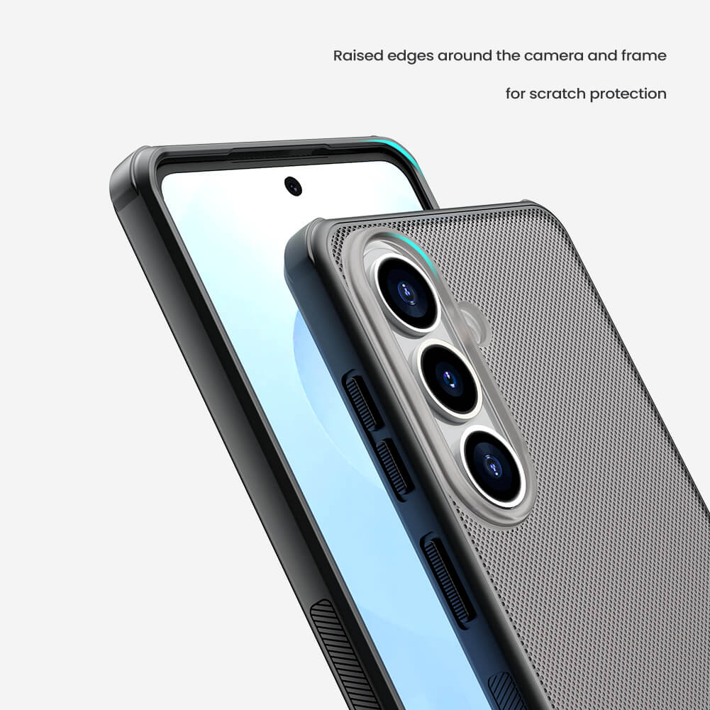 Чехол-крышка NILLKIN для Samsung Galaxy S26 (серия Frosted shield Pro Transparent Black)